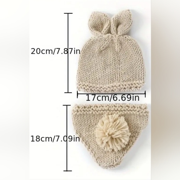 Newborn Gifts Knit Easter hat and bottoms, teethers, diaper bag - Picture 4 of 4